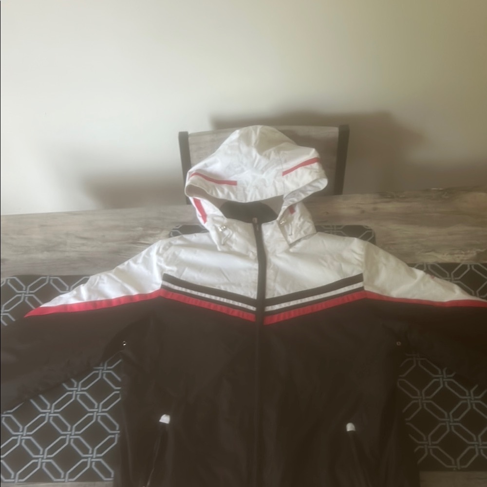 ZeroXposur Black and White Puffer Jacket with Hood